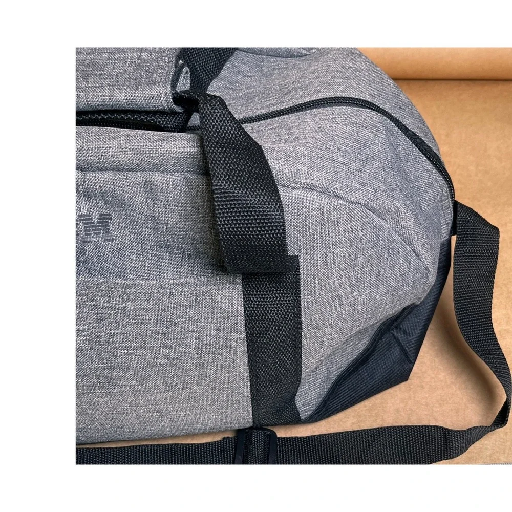 IBM Logo Gray Duffel Bag Travel Gym Carry On Shoulder Bag